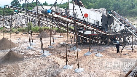 環(huán)保型移動(dòng)制砂機(jī)，進(jìn)去的是物料，出來(lái)的是鈔票