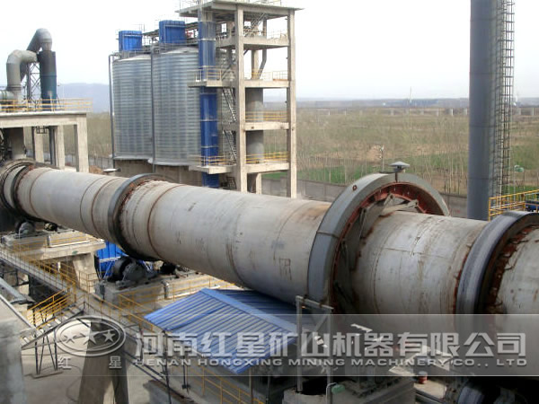 石油焦回轉(zhuǎn)窯現(xiàn)場(chǎng)圖