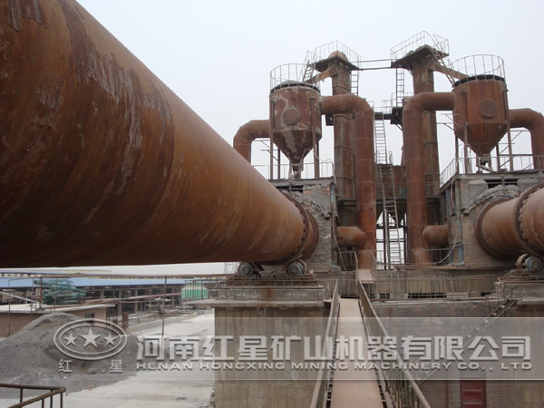 催化劑回轉(zhuǎn)窯生產(chǎn)現(xiàn)場