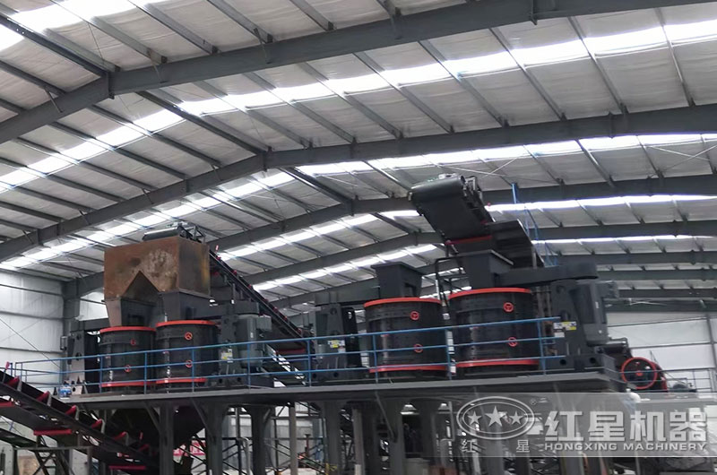 立軸式制砂機(jī)工作現(xiàn)場(chǎng)圖片