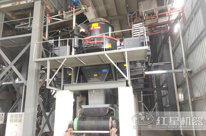 HVI制砂機(jī)現(xiàn)場