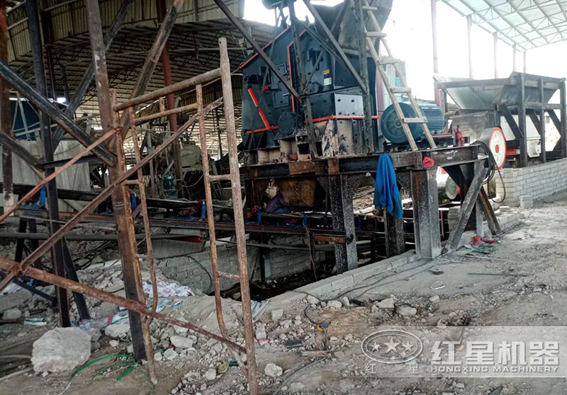 顎式破碎機(jī)+反擊破