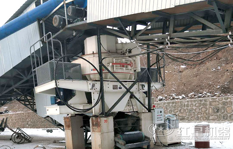 現(xiàn)場實拍之VSI制砂機，性價比高，整形功能好