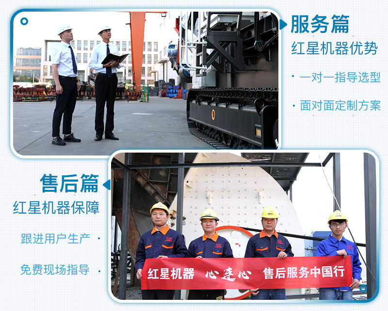 石子生產(chǎn)線設備全套服務流程