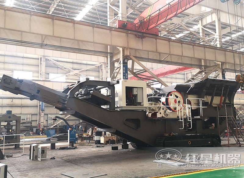 移動破碎機轉(zhuǎn)場作業(yè)方便、快捷