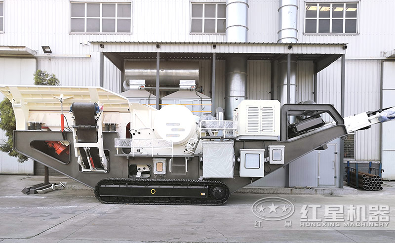 履帶移動濕煤泥粉碎機