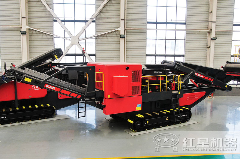 建筑磚渣移動(dòng)破碎機(jī)圖片