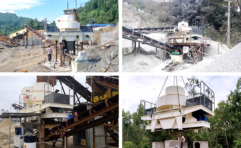 風化砂制砂機現(xiàn)場實拍