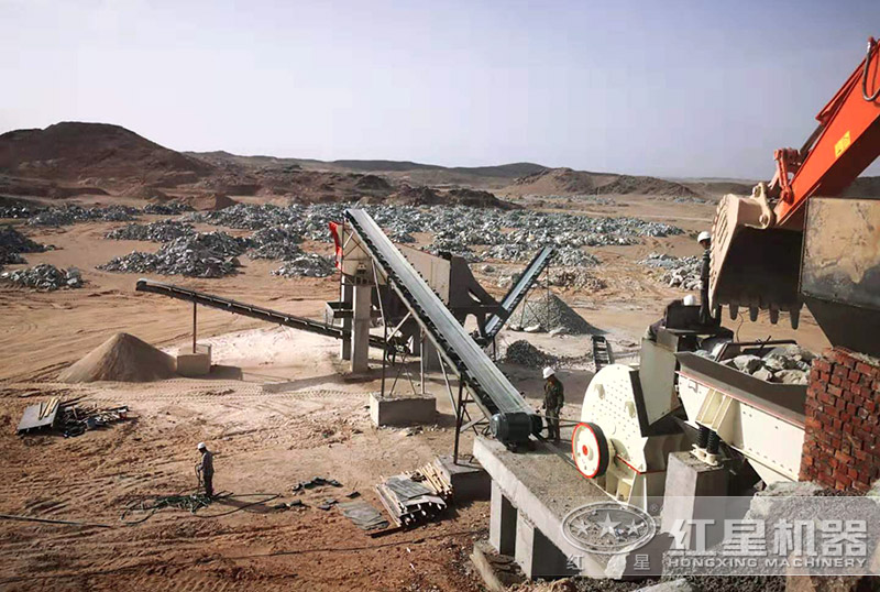 錘式破碎機(jī)配置的生產(chǎn)線