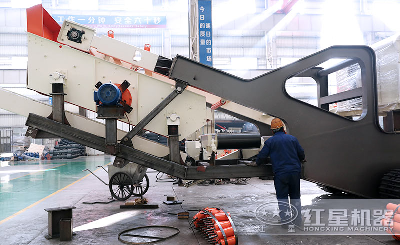 移動(dòng)石子篩砂機(jī)