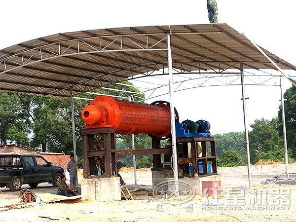 球磨機(jī)生產(chǎn)現(xiàn)場(chǎng)