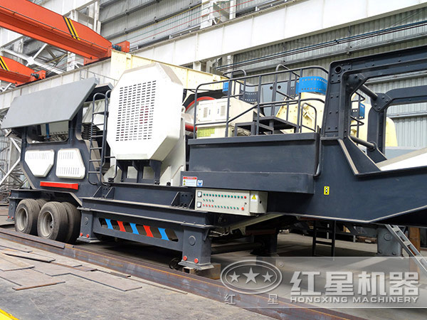 車載移動(dòng)破碎站車間圖