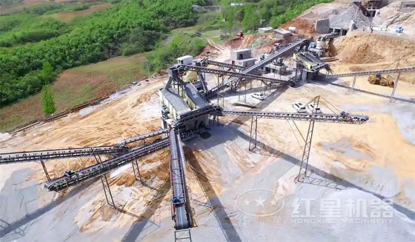 石料生產(chǎn)線現(xiàn)場(chǎng)圖