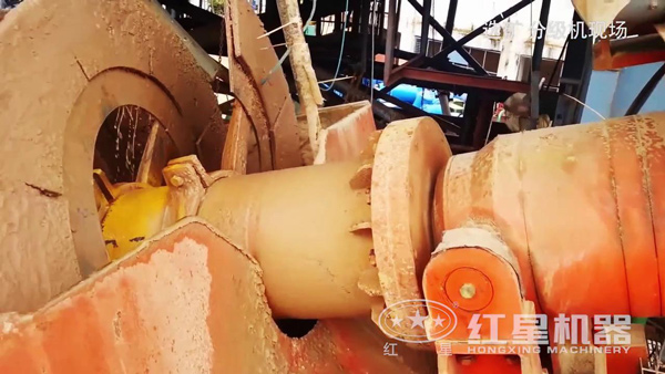 分級機(jī)旋轉(zhuǎn)軸特寫