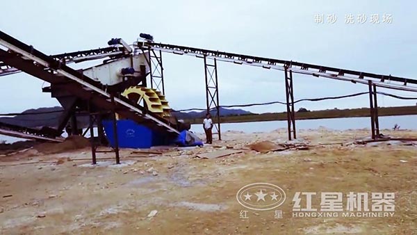 制砂現(xiàn)場(chǎng)
