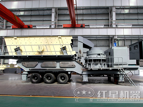 圓錐移動(dòng)破碎站廠區(qū)圖