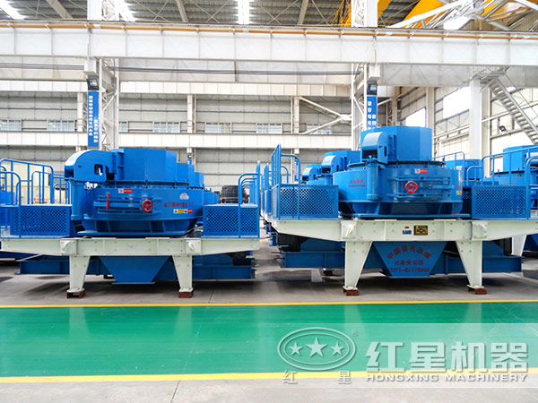 玄武巖沖擊式破碎機廠區(qū)圖