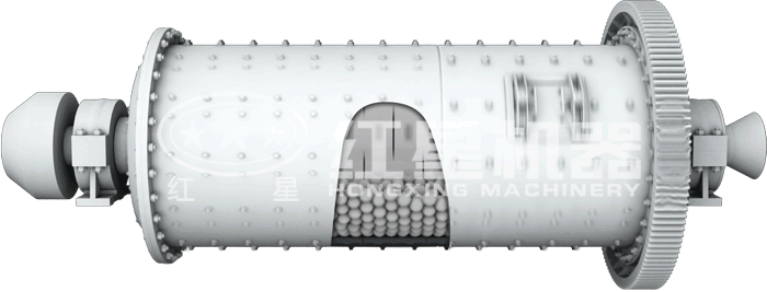 硅灰礦球磨機(jī)工作原理圖