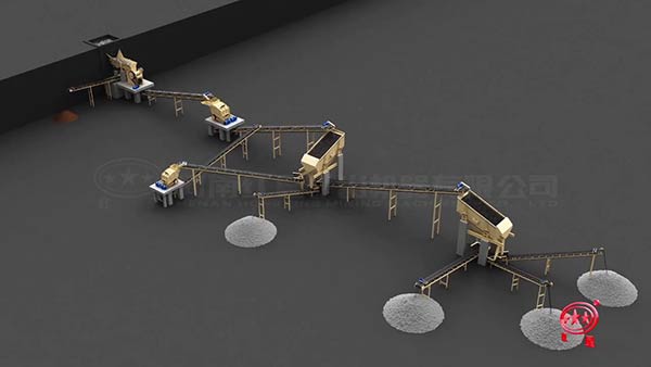 制砂生產(chǎn)線流程實(shí)拍