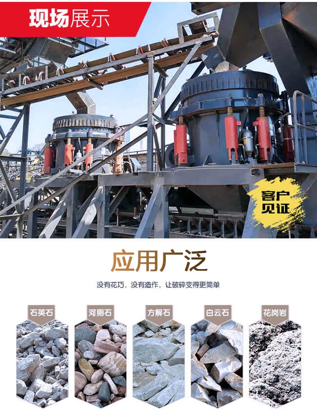 現(xiàn)代圓錐破碎機(jī)現(xiàn)場(chǎng)展示