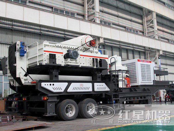 圓錐破移動(dòng)破碎站