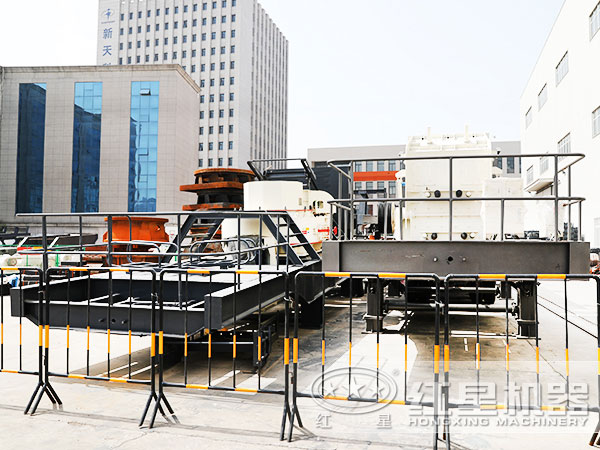 移動制砂機廠區(qū)實拍