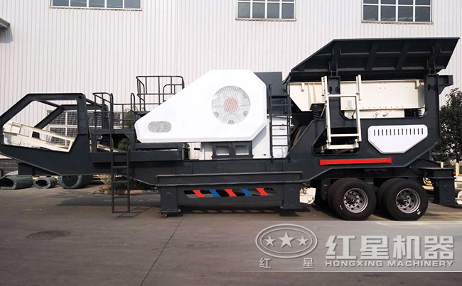 汽車移動石子磕石機