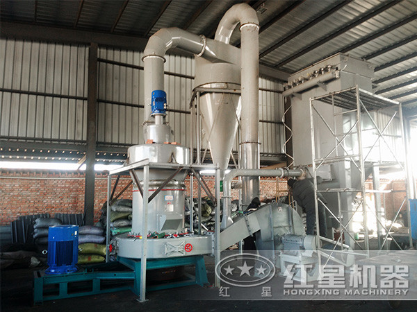 煤矸石磨粉工藝現(xiàn)場，干凈無粉塵