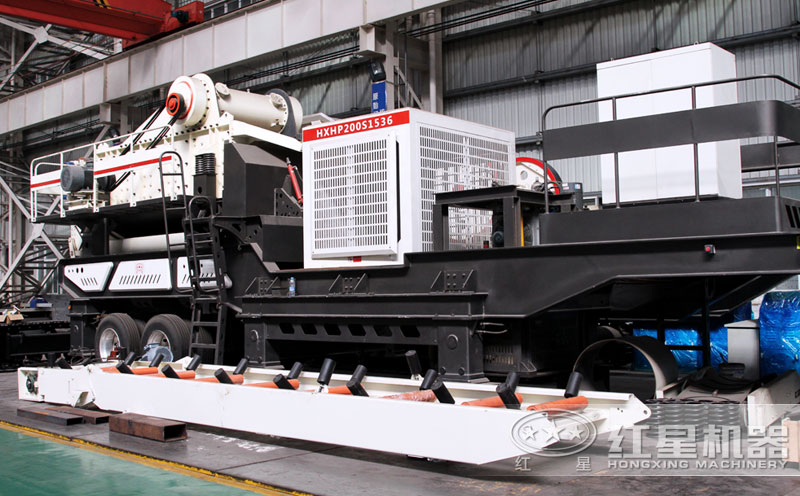 輪胎移動破碎站車間