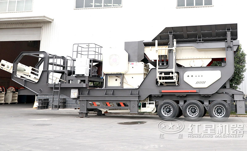 移動(dòng)降塵磕石機(jī)