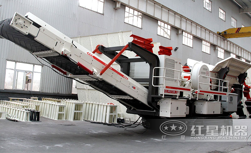 履帶式移動(dòng)磕石機(jī)