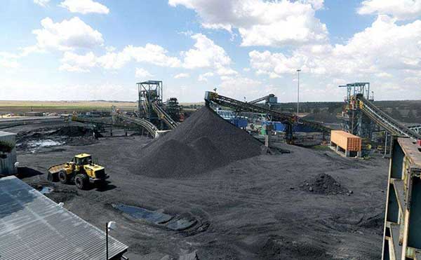 煤礦破碎機(jī)處理現(xiàn)場