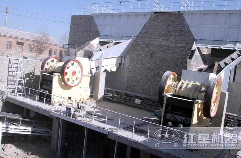 固定石頭加工石子生產(chǎn)線1