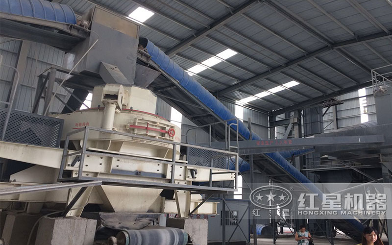 制砂機(jī)械現(xiàn)場(chǎng)