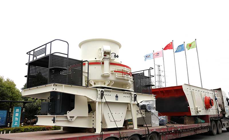 石頭制砂機發(fā)貨中