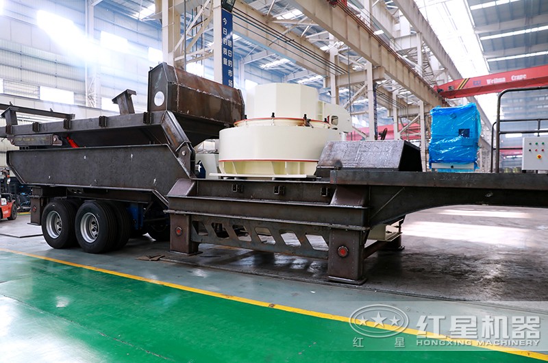 車載流動(dòng)碎沙機(jī)車間