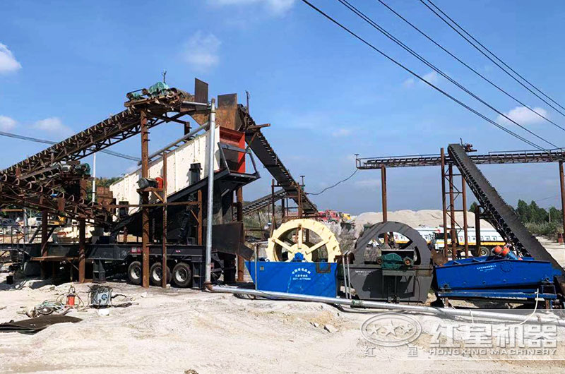 移動(dòng)制砂生產(chǎn)線