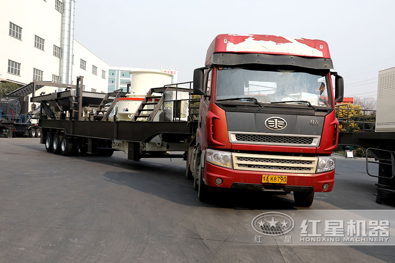 移動專用石頭制砂機又發(fā)貨啦