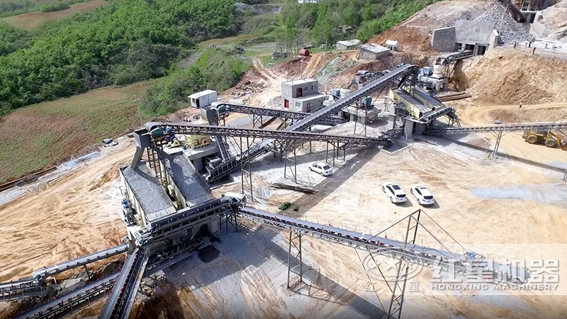 紅星石子場破碎生產(chǎn)線案例現(xiàn)場