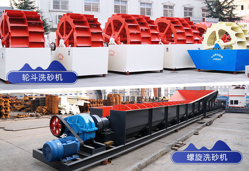 兩種類型洗砂機