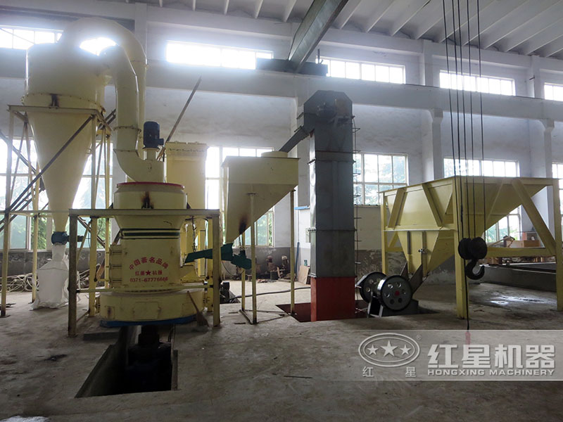 磨粉生產(chǎn)線安裝現(xiàn)場