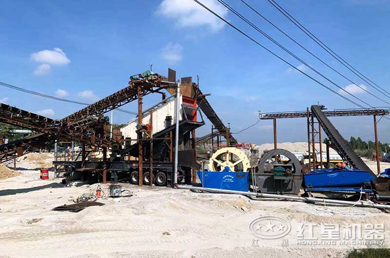 移動(dòng)制沙現(xiàn)場(chǎng)只需配置三道工序
