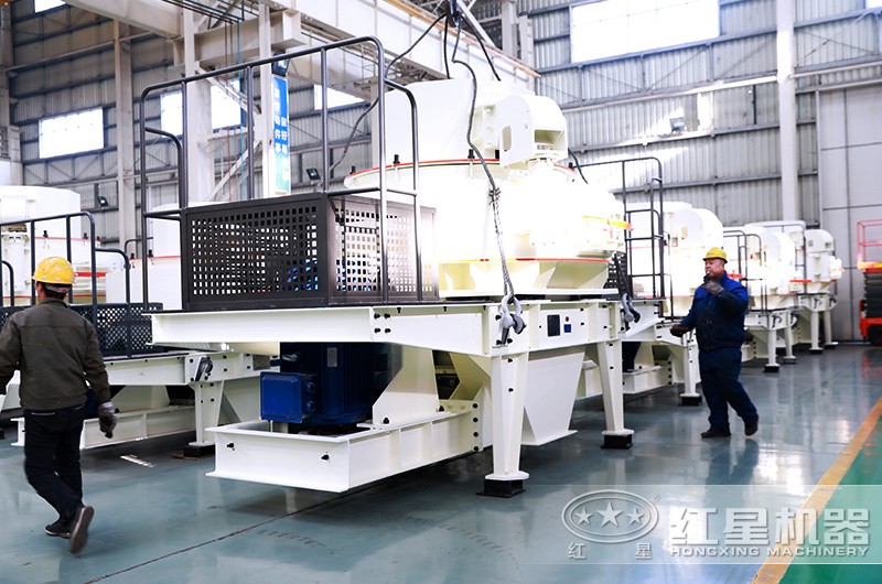 VSI制砂機用戶參觀現(xiàn)場