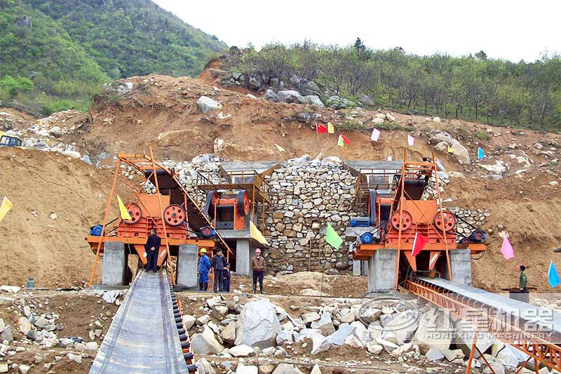 砂石場初破工段