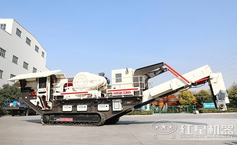 履帶式流動(dòng)破碎石子機(jī)