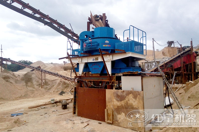 制砂機現(xiàn)場實拍