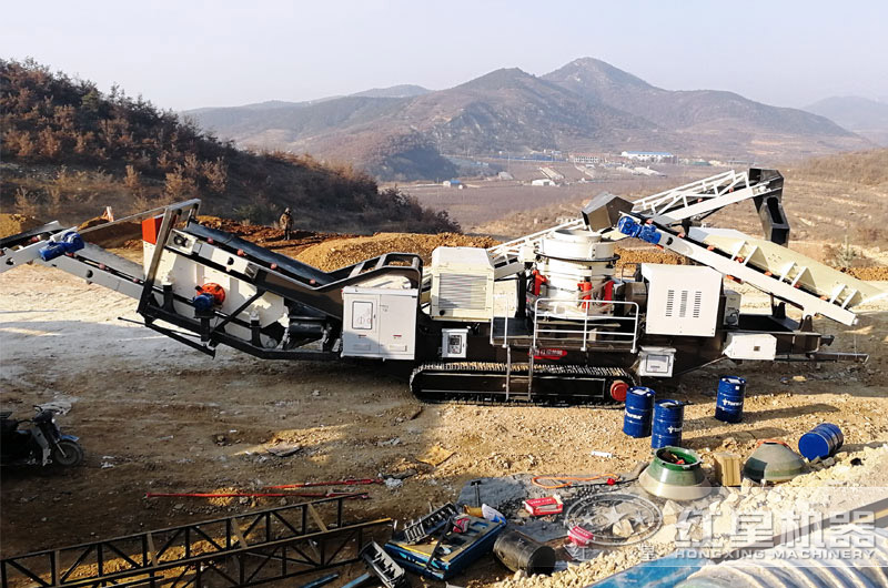 移動破碎機生產(chǎn)現(xiàn)場