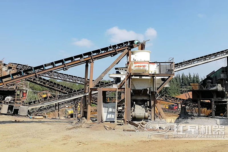 制砂生產(chǎn)現(xiàn)場實景