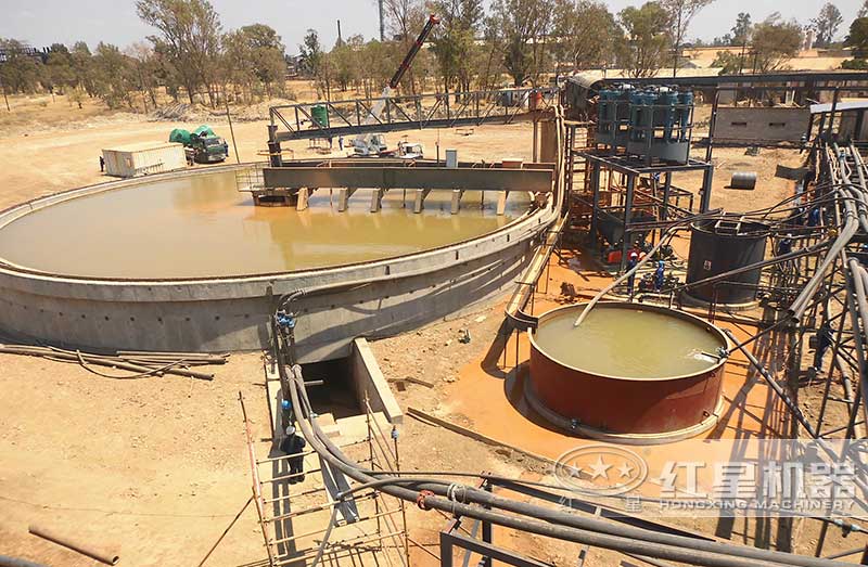 選礦現(xiàn)場(chǎng)濃縮機(jī)