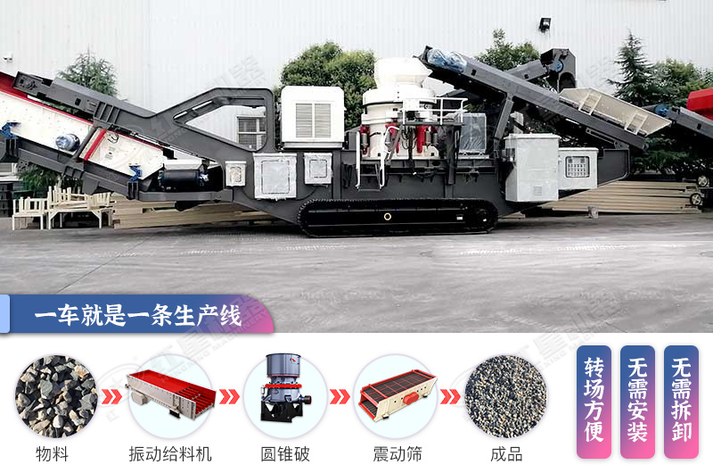 紅星履帶移動(dòng)圓錐破碎機(jī)